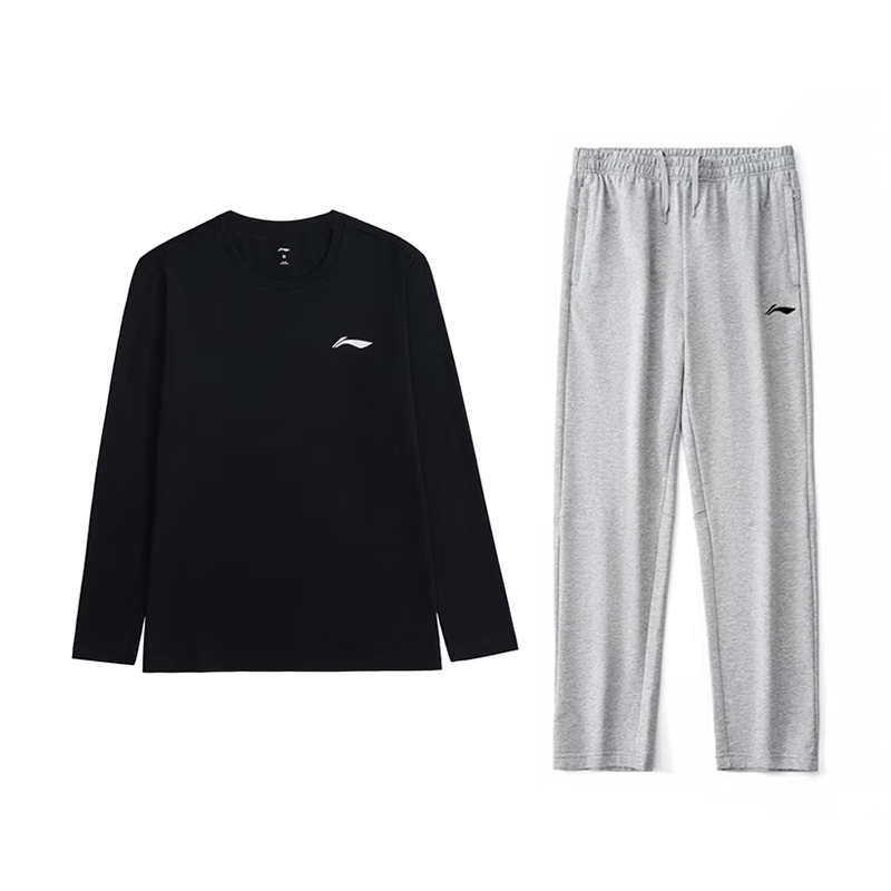 Li-Ning Li Ning Casual Sportswear Unisex Black+Coin Gray