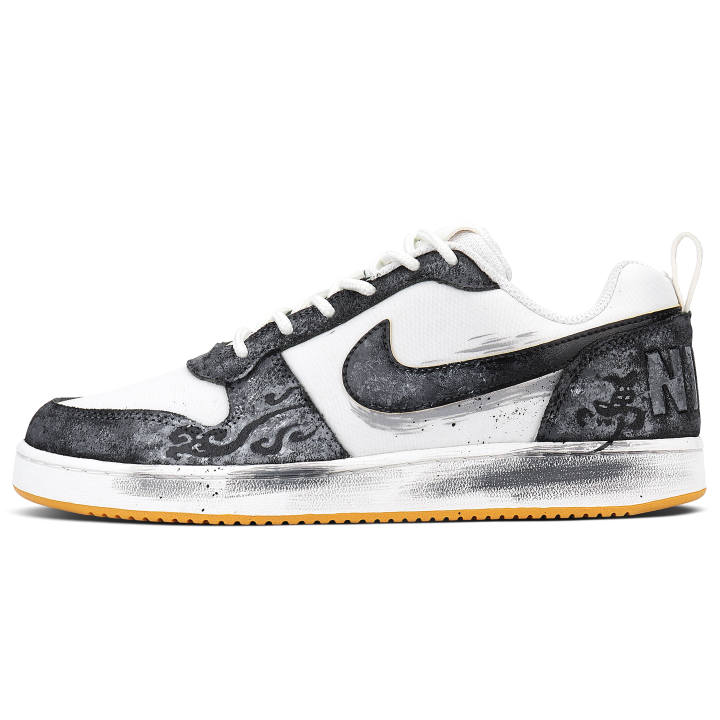Nike Nike Court Borough Low top Skateboard Shoes Men's Black White