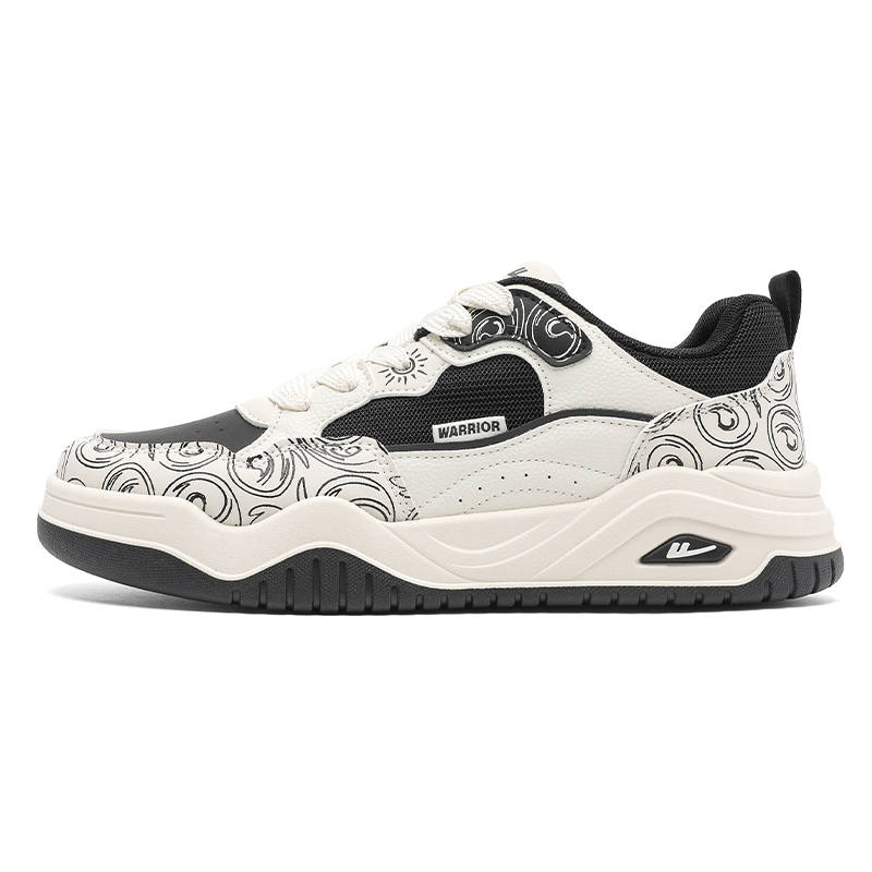 Warrior Abrasion Resistant Breathable Abrasion Resistant Breathable Low top Skateboard Shoes Men's