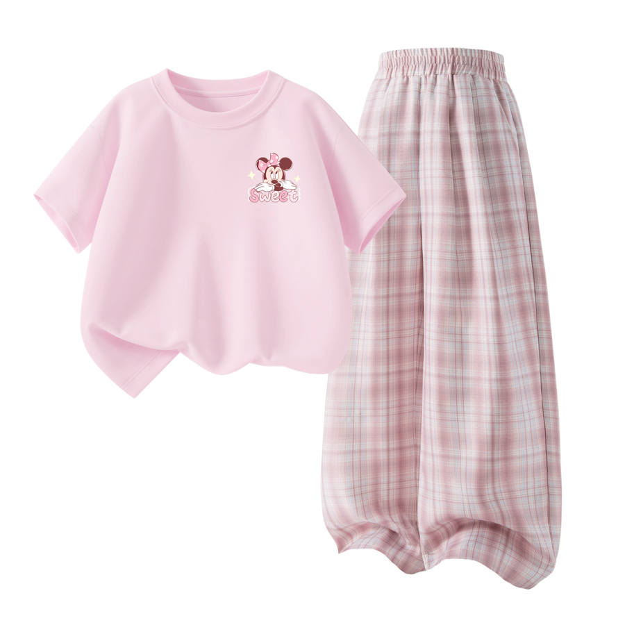 Disney Kids Casual Sportswear Crew Neck Thin
