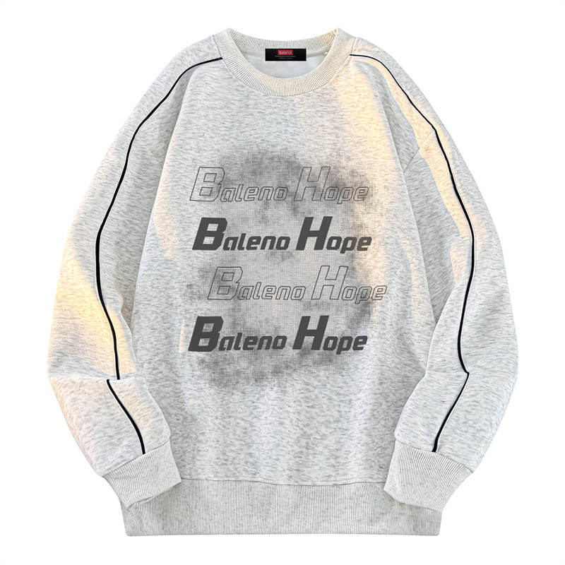 BALENO Sweatshirts Unisex Crew Neck Moderate Heavyweight