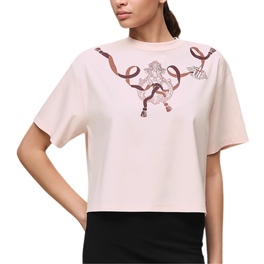HERMES SS26 Drop Shoulder Sleeve T Shirt Women's