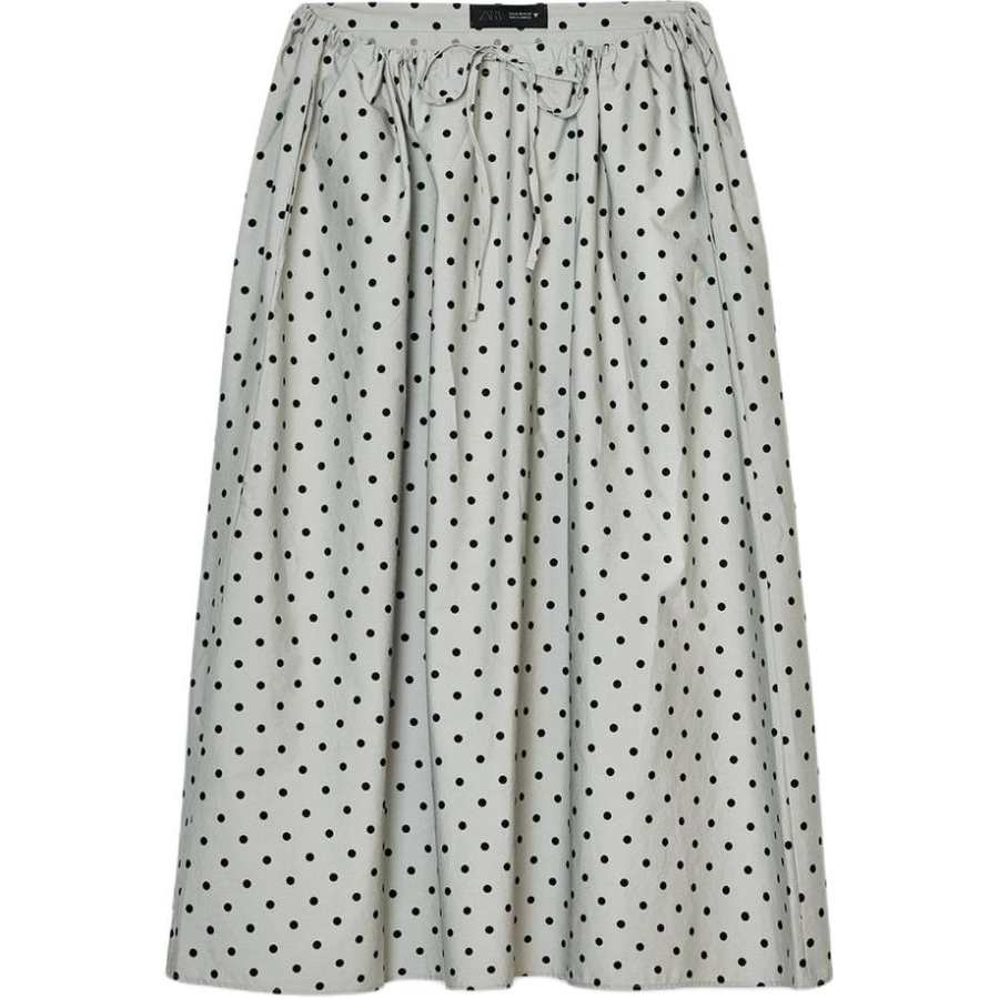 ZARA Casual Long Skirts Women's Medium Gray Moderate Midi Skirt