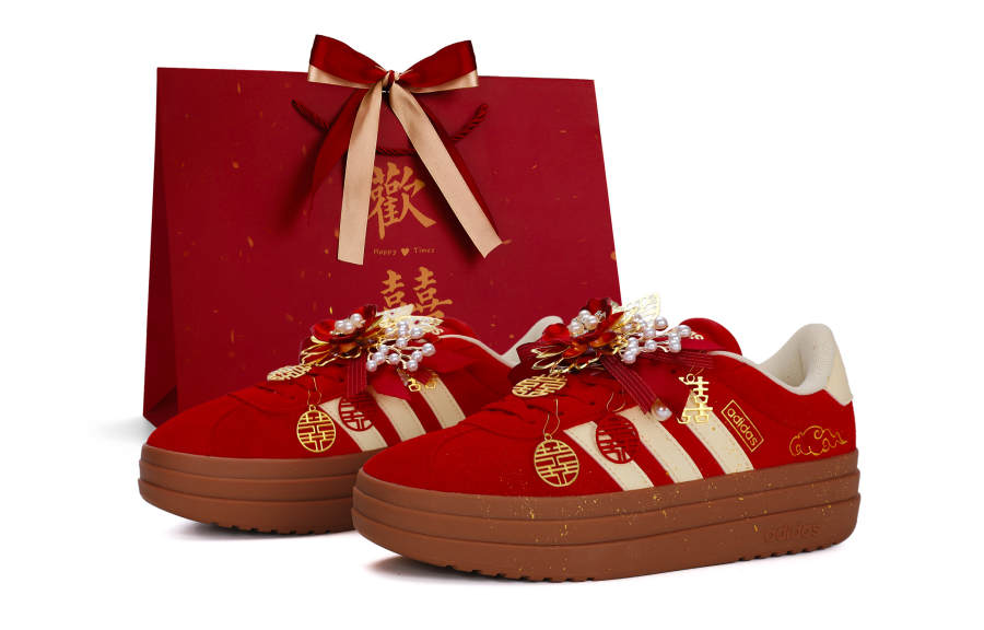 Adidas Adidas VL Court Bold Low top Skateboard Shoes Women's Red