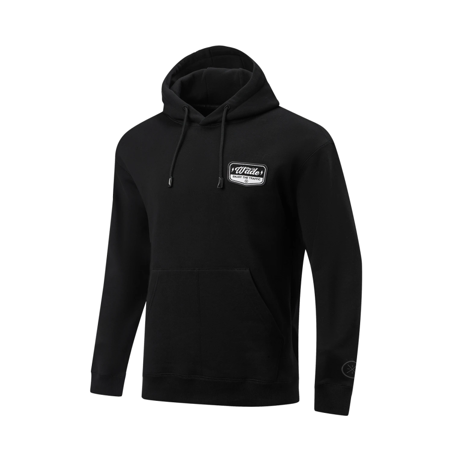 Li-Ning Li Ning Sweatshirts Men's Black Hooded Moderate Regular