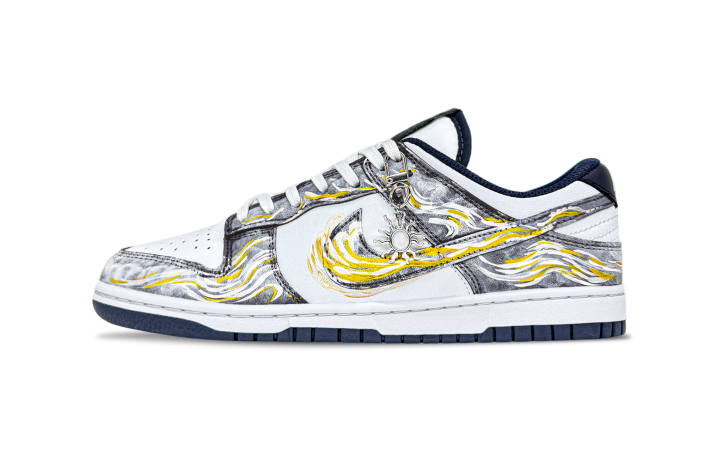 Nike Nike Dunk Dark Realm Gaze Leather Cushioning Slip Resistant Cushioning Slip Resistant Low top Skateboard Shoes Men's