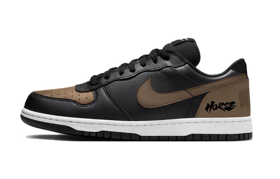 Nike Nike Dunk Abrasion Resistant Slip Resistant Low top Skateboard Shoes Men's Brown