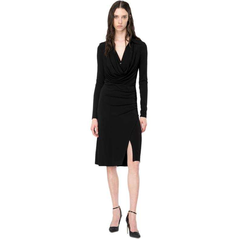 PINKO Long Sleeved Dress Women's Black
