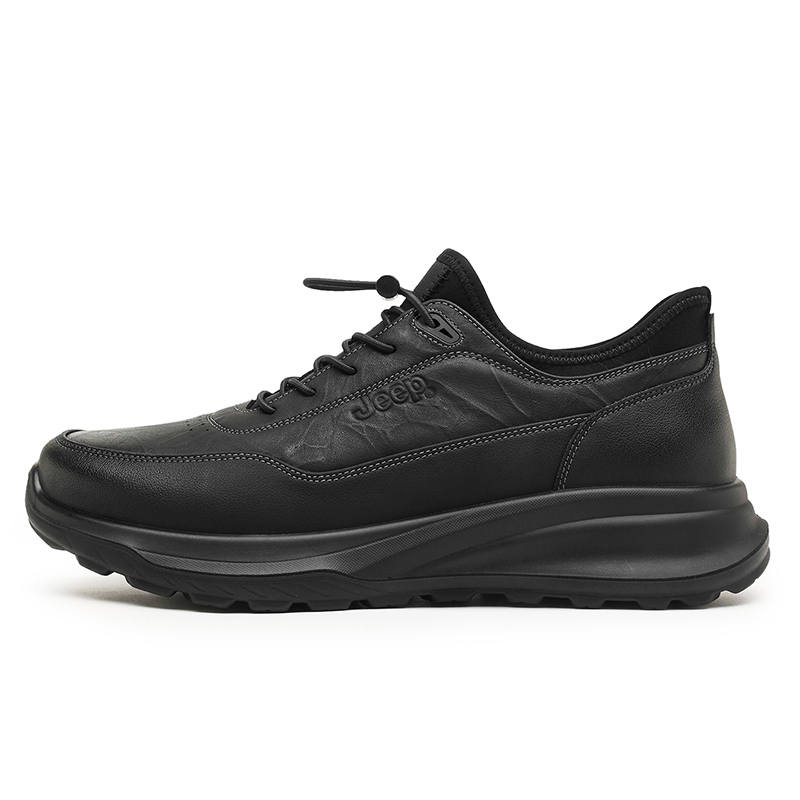 Jeep Cow Split Leather Low top Casual Shoes Men's