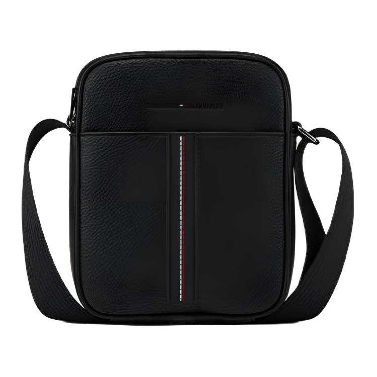 Tommy Hilfiger Artificial Leather Crossbody Bags Men's Black