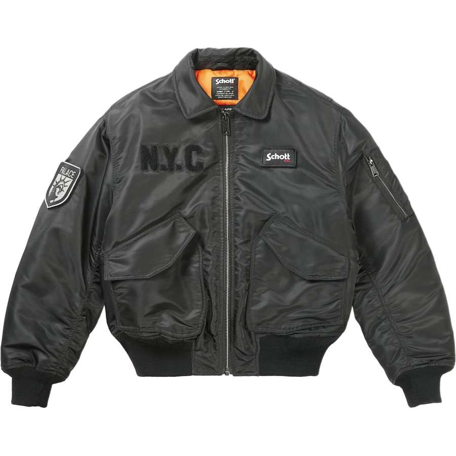 PALACE x Schott N.Y.C. SS26 PALACE SCHOTT CWU 90'S FIT BOMBER JACKET Jackets & Coats Unisex