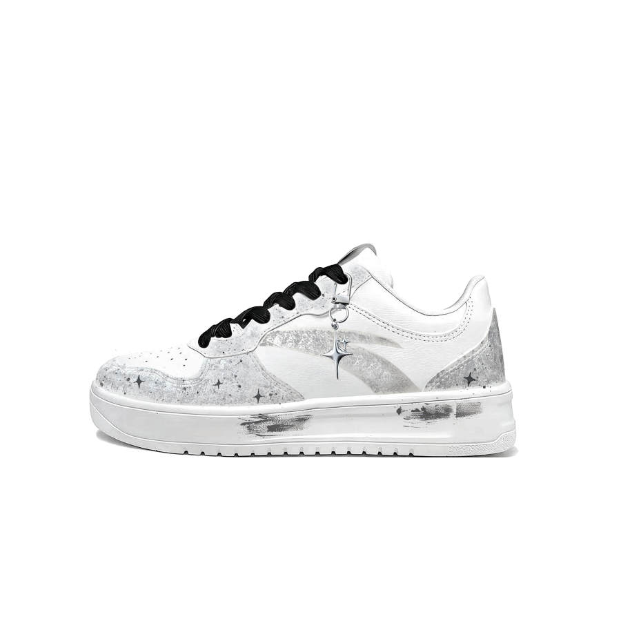ANTA Easy Skateboard Shoes Unisex Low Top White
