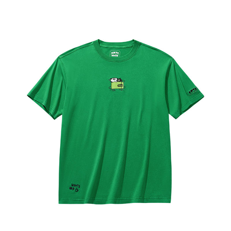 Anta Skateboard T Shirt Unisex Lucky Green