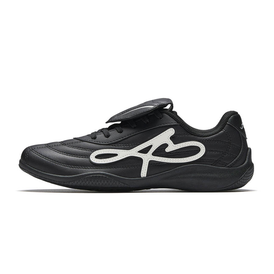 Anta Slip Resistant Low top Casual Shoes Women's Basic Black/Ivory White