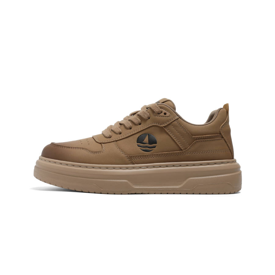 NAVIGARE Synthetic Leather Cushioning Abrasion Resistant Balance Lightweight Low top Skateboard Shoes Men's