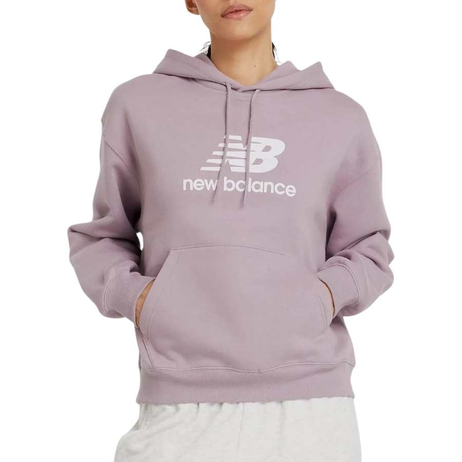 New Balance New Balance Sweatshirts Women's Gray Hooded Non Detachable Moderate