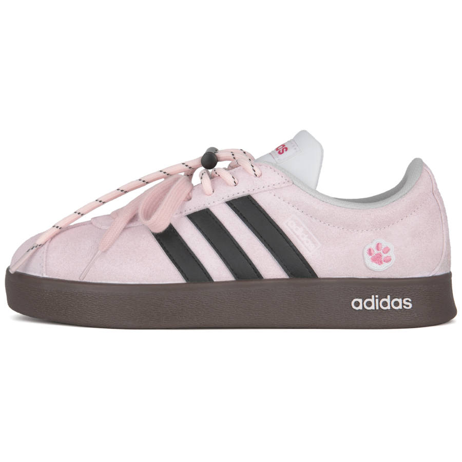 Adidas Adidas VL COURT 2.0 Skateboard Shoes Unisex Low Top Pink