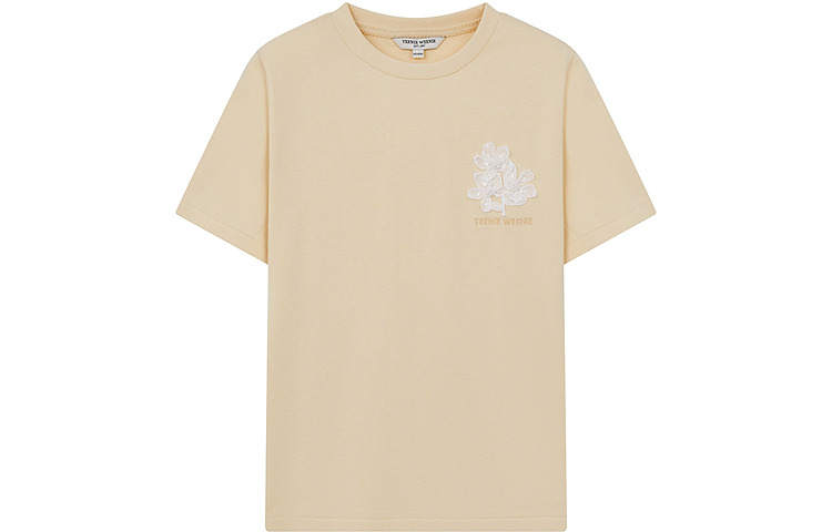 Teenie Weenie T Shirts Women's Crew Neck Moderate Straight Fit