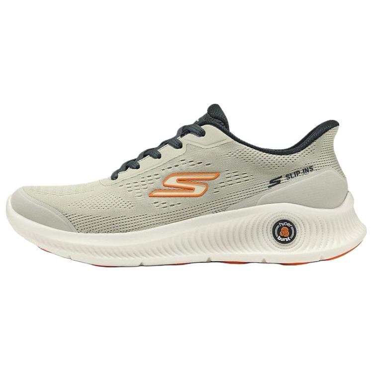 Skechers GO WALK Abrasion Resistant Abrasion Resistant Walking Shoes Men's Beige Gray