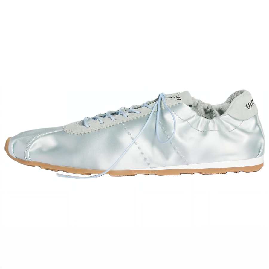 MIU MIU Plume Low top Casual Shoes Women's Pink Blue