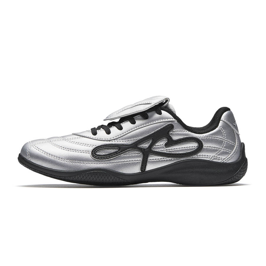 Anta Abrasion Resistant, Breathable, Lightweight Low top Casual Shoes Women's Silver/Basic Black