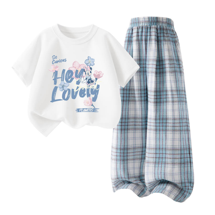 Disney Kids Casual Sportswear Crew Neck Thin
