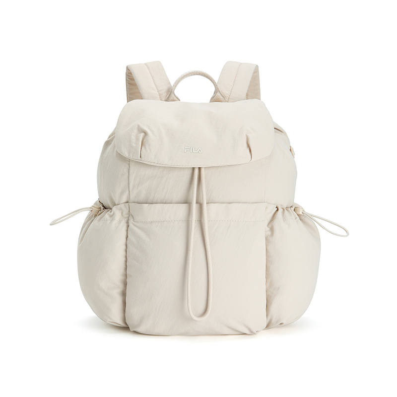 FILA ORIGINALE Fabric Backpack Women's Gray Wheat
