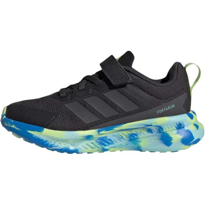 Adidas Adidas FORTARUN 4.0 Breathable Low top Running Shoes Black Kids'