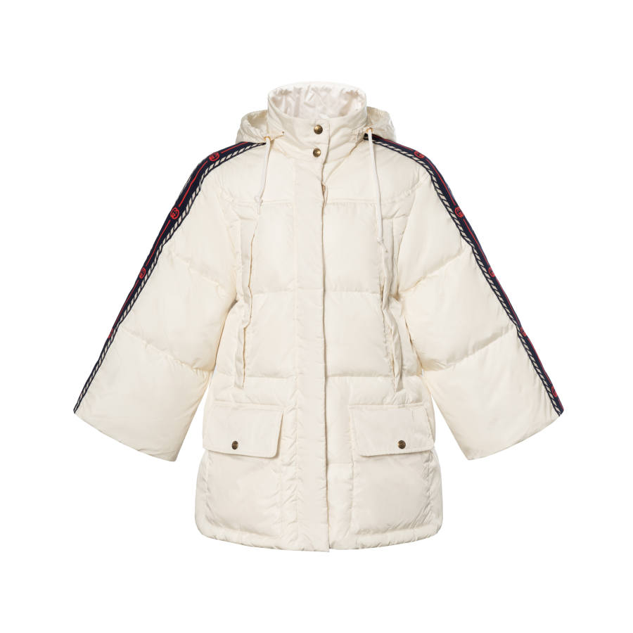 GUCCI FW20 Down Jacket Winter Women's Ivory White