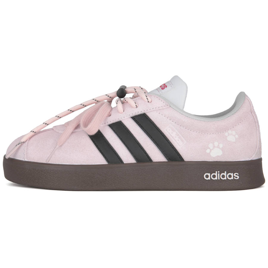 Adidas Adidas Vl Court Classic Peach, Soft And Sweet Ambient Low top German Army Trainers Unisex Dirty Pink