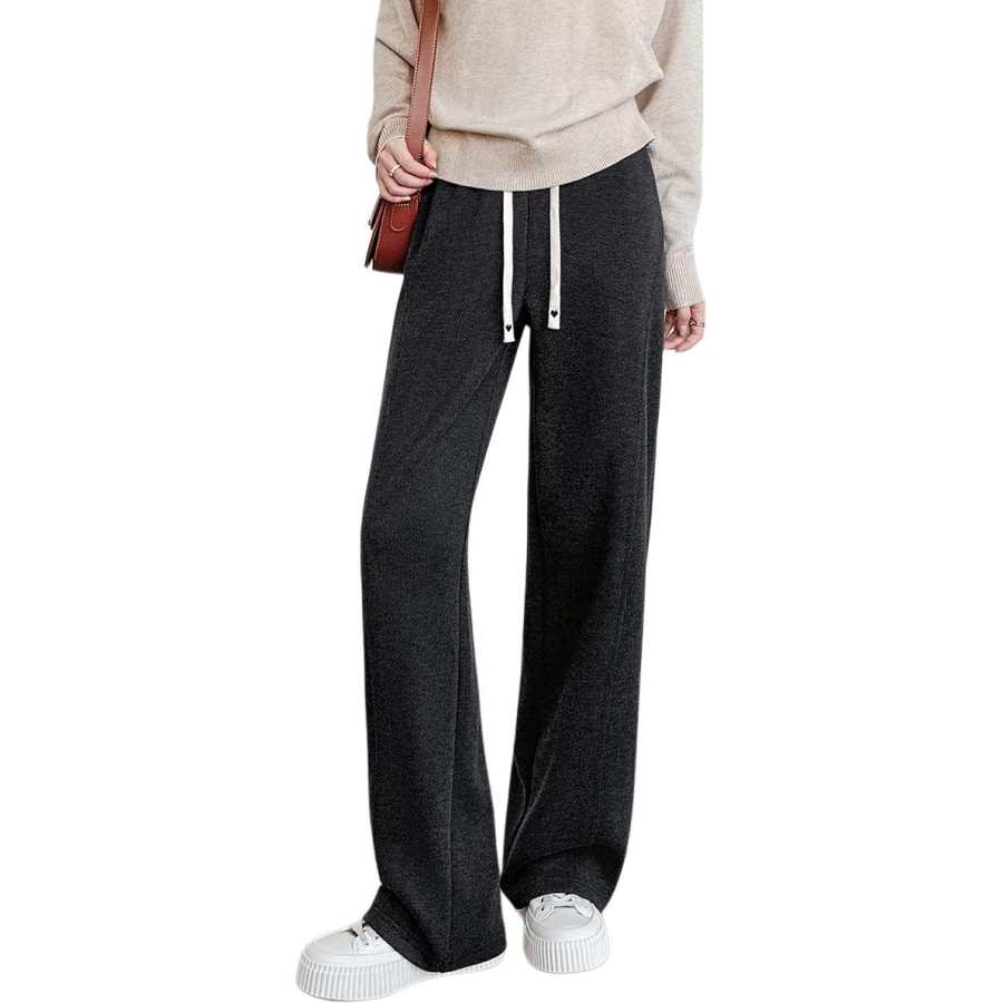 BALENO Casual Pants Women's Thickened Wide Leg Pants
