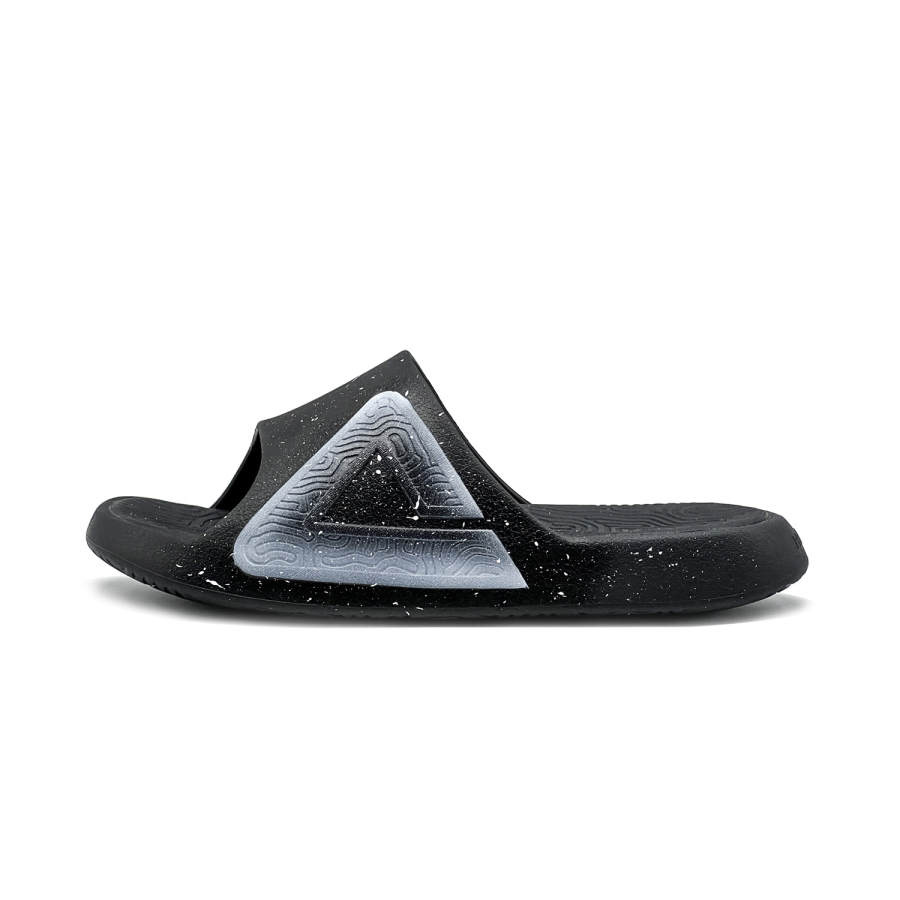 PEAK Tai Ji1.0 Graffiti Cushioning Slip Resistant Odor Resistant Slide Slippers Unisex Black