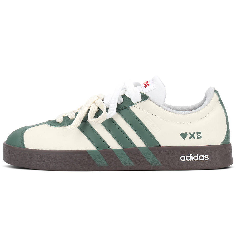 Adidas Adidas Vl Court Classic Mori Matcha Abrasion Resistant, Lightweight, And Breathable Low top Skateboard Shoes Unisex