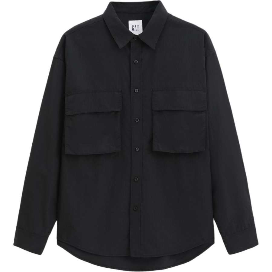 GAP GAP Shirts Men's Lapel Moderate Workwear