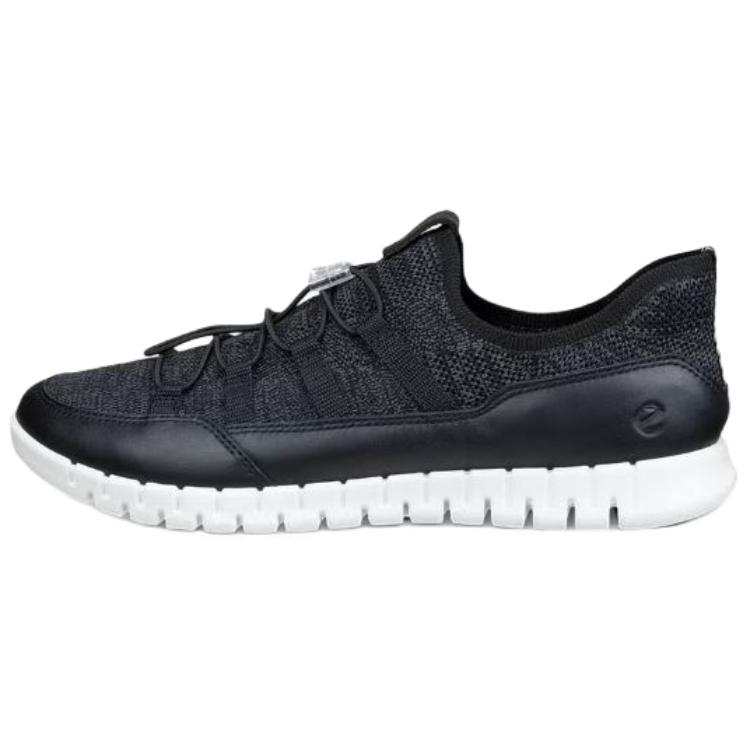 Ecco Gruuv Lite Leather Low top Casual Shoes Women's Black