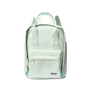 PEAK Polyester Backpack Regular Women's Vibrant Green/Bright Yellow