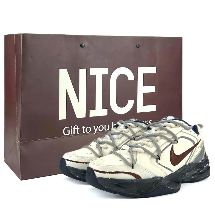 Nike Nike Air Monarch 4 Old Lane Caramel Leather Slip Resistant, Abrasion Resistant, Height Increasing Low top