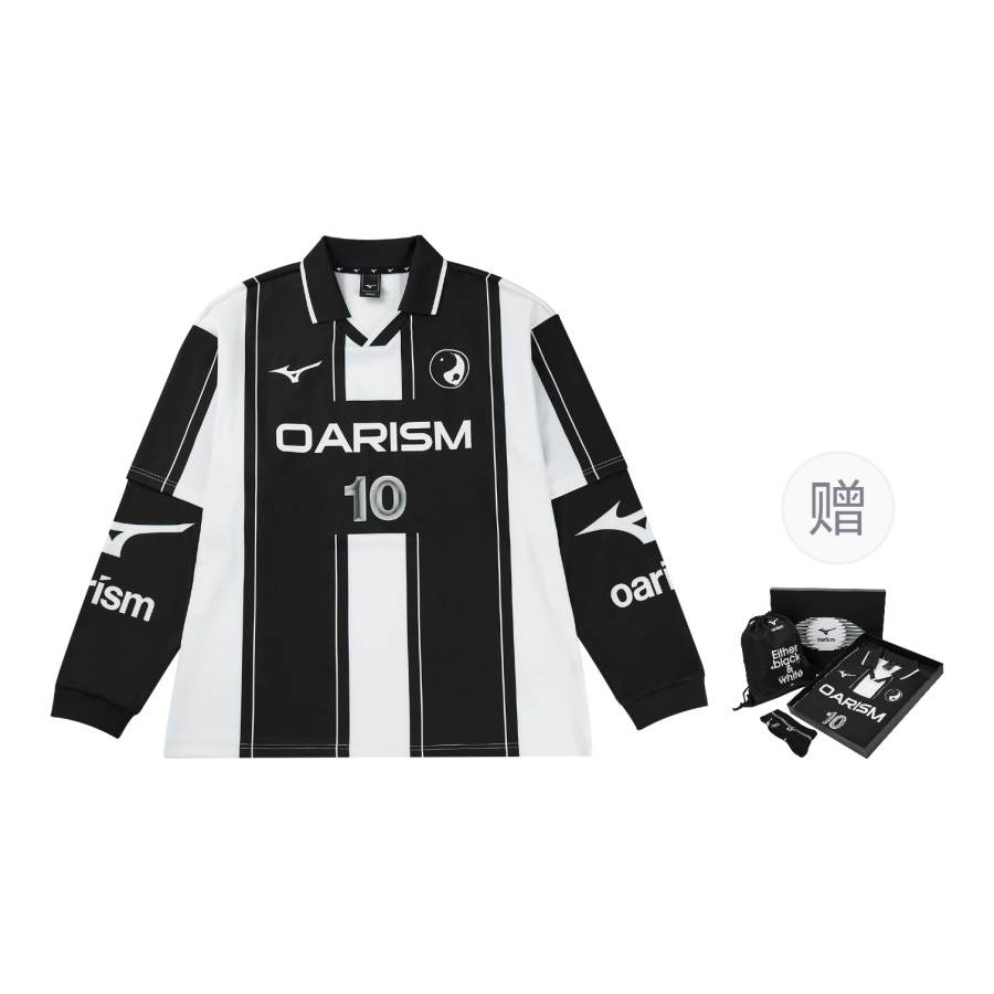 Mizuno x Oarism T Shirt Box Included Unisex Obsidian Black