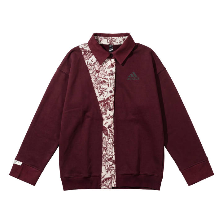 Adidas Adidas Sweatshirts Unisex Red Lapel Moderate Regular