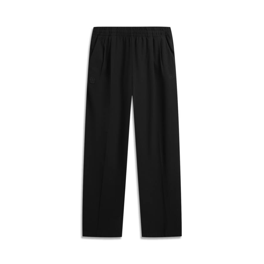 Li-Ning Li Ning Casual Pants Men's Black Moderate Straight Fit Pants