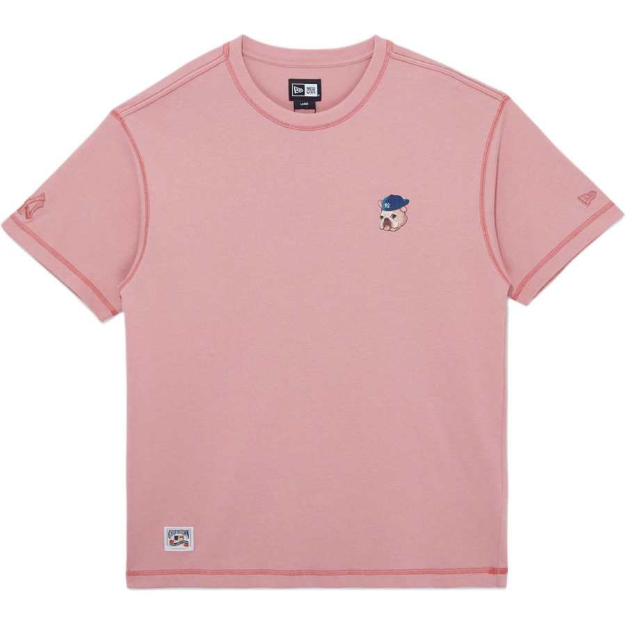 New Era T Shirts Unisex Pink Crew Neck
