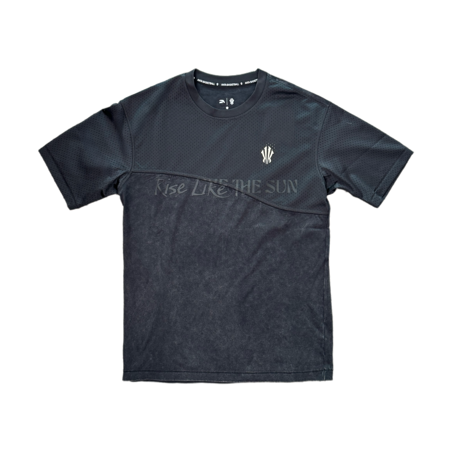 ANTA Anta Short Sleeved T Shirts Unisex Basic Black
