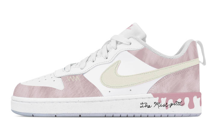 Nike Nike Court Borough Skateboard Shoes Unisex Low Top Pink