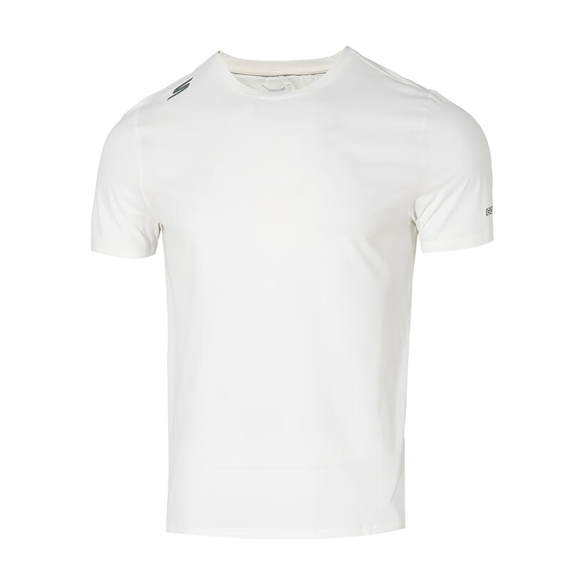 Skechers T Shirts Unisex Bright White/0019 Crew Neck Moderate