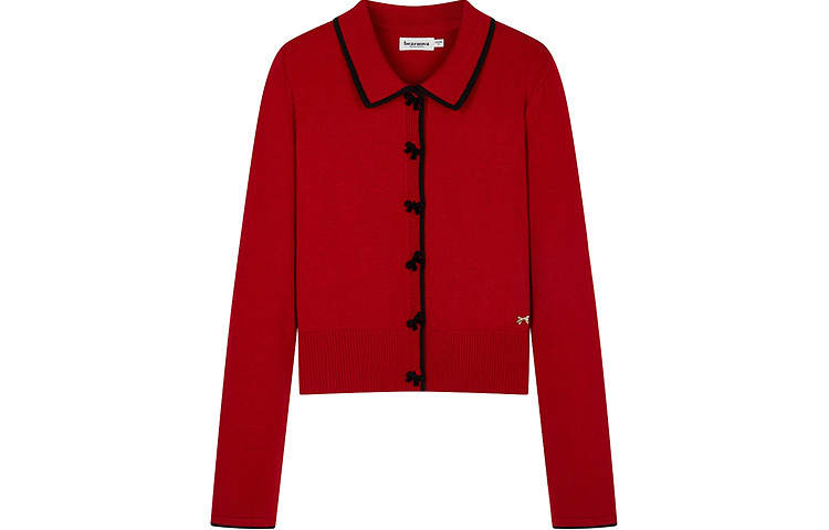Teenie Weenie Knitwear Women's Lapel Moderate Cardigan