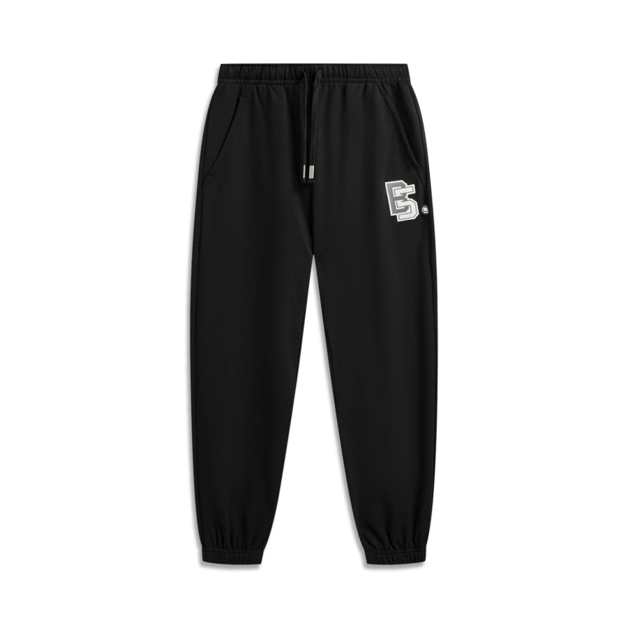 Li-Ning Li Ning Casual Pants Men's Black Moderate Cuffed Pants