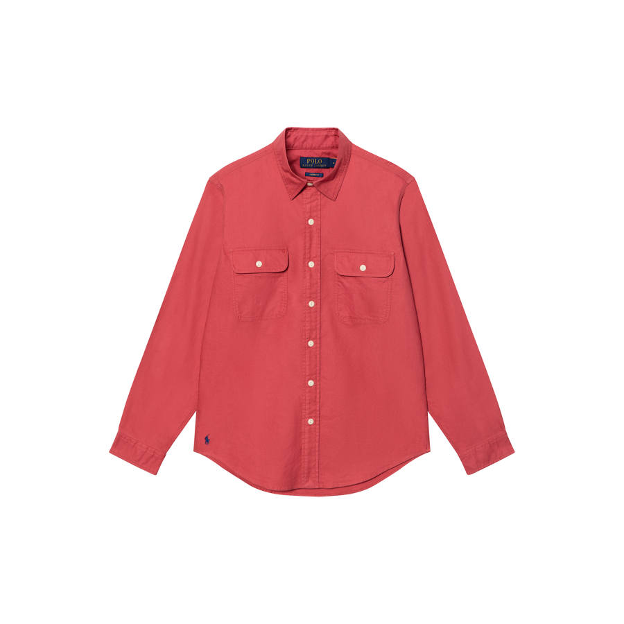 Polo Ralph Lauren Shirt Custom Men's China Red