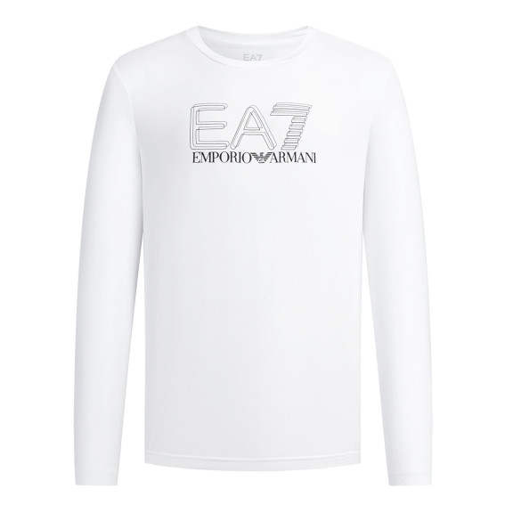 EMPORIO ARMANI T Shirts Men's White Crew Neck Moderate Straight Fit