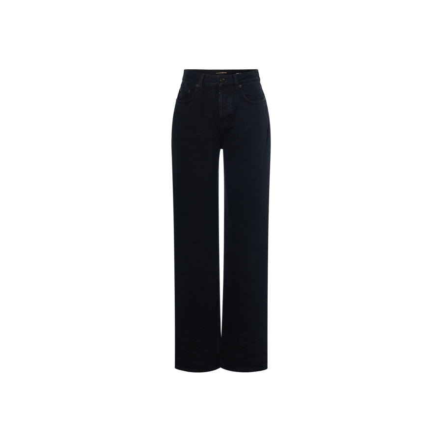 SAINT LAURENT Belt Looped Straight Leg Jeans