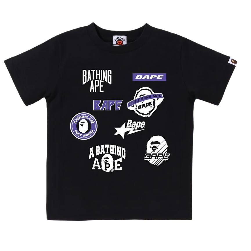 A BATHING APE Kids T Shirts Crew Neck Moderate